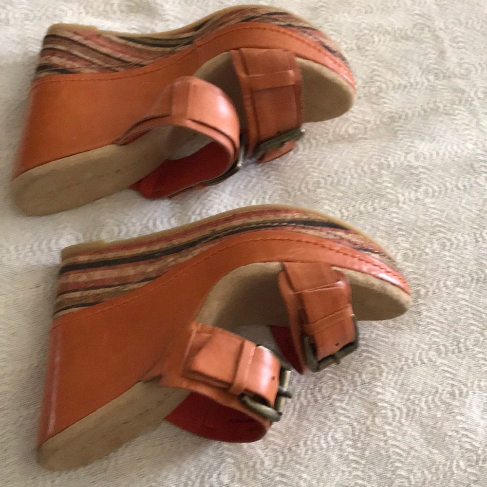 Very Volatile leather and cork platform sandals